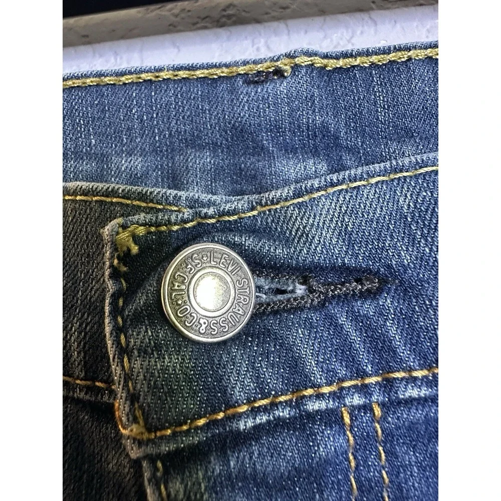 Levi's 502 Mens Denim Blue Jeans Taper Fit Slim Stretch 30x32 (30x30) - Picture 3 of 10